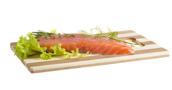 Филе лосося с гарниром
