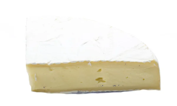 Kousek měkkého sýra brie — Stock fotografie