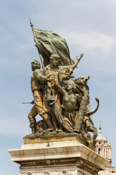 Grote kerk in het centrum van rome, Italië. — Stockfoto