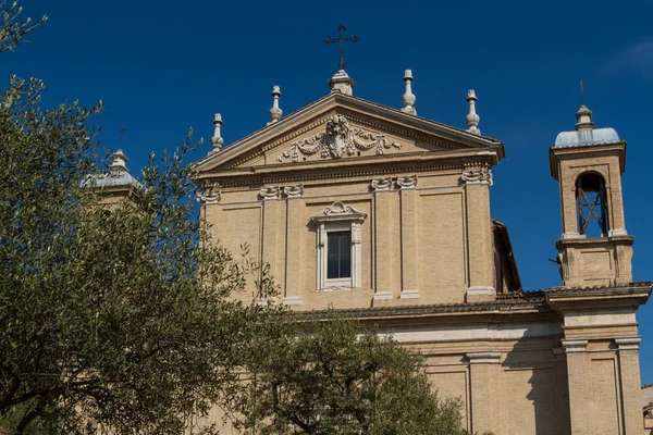 Grande igreja no centro de Roma, Itália . — Fotografia de Stock