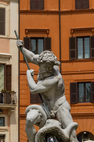 Piazza Navona, Řím, Itálie — Stock fotografie