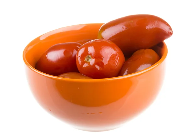 Syltade röda tomater — Stockfoto