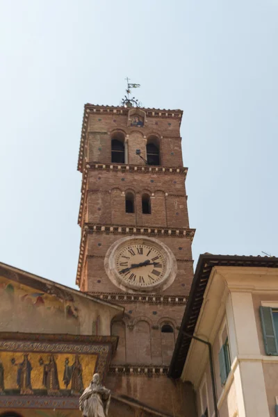 Santa Maria in trastevere, Roma, itália — Fotografia de Stock