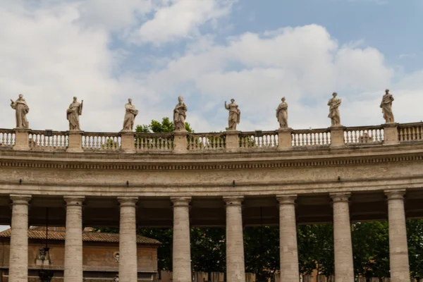 Edifícios no Vaticano, a Santa Sé dentro de Roma, Itália. Parte de S — Fotografia de Stock