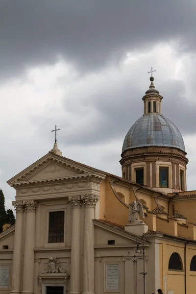 Piazza del Popolo v Římě — Stock fotografie