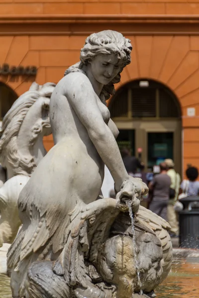 Piazza Navona, Roma, İtalya — Stok fotoğraf