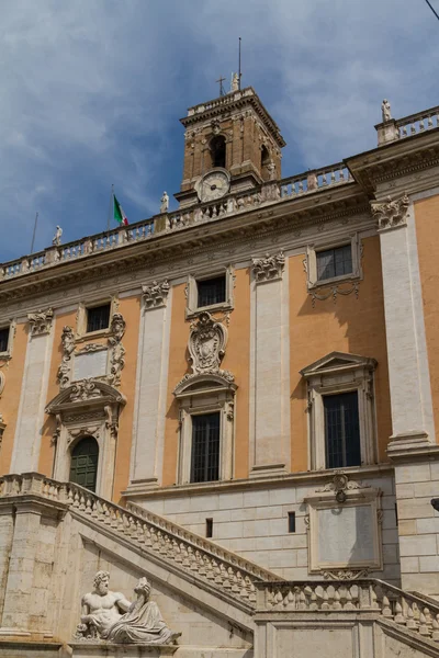 イタリア、ローマのカンピドリオ広場 (カンピドリオ広場） — ストック写真