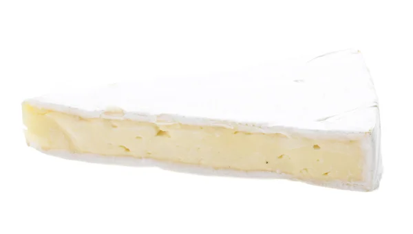 En bit av mjuk brie ost — Stockfoto