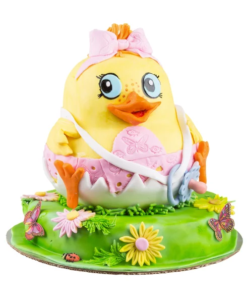 Children cake Chicken — Stock Photo, Image