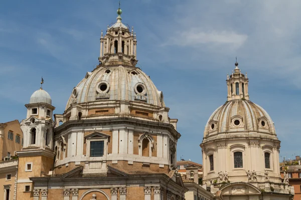 Del santissimo nome Chiesa di maria al foro Borghese'nin ve santa ma — Stok fotoğraf