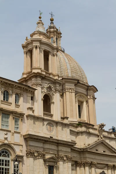 Svatý agnese v Janku v piazza navona, Řím, Itálie — Stock fotografie