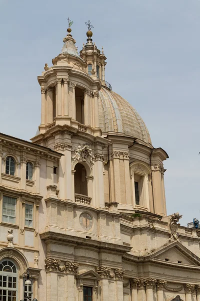 Saint agnese in agone in piazza navona, rome, Italië — Stockfoto