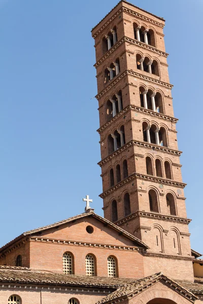 Clocher de la basilique dei Santi Giovanni e Paolo à Rome, Italie — Photo
