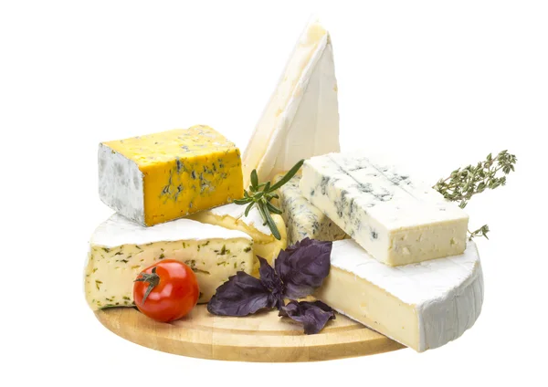 Variety Cheeses — Stock Photo, Image