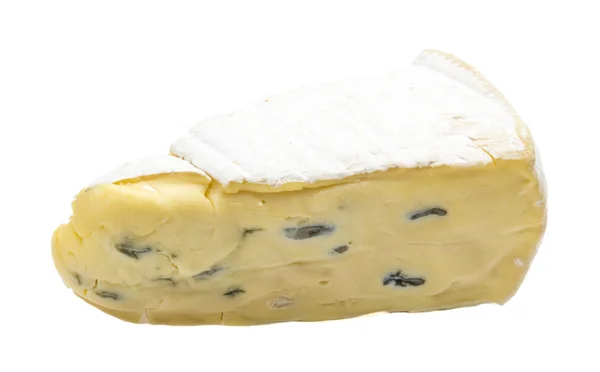 Blå brie ost - Stock-foto