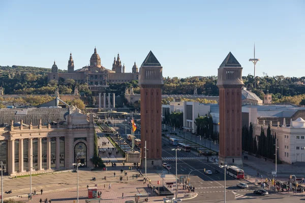 Benátské věže v Barceloně (Španělsko) — Stock fotografie