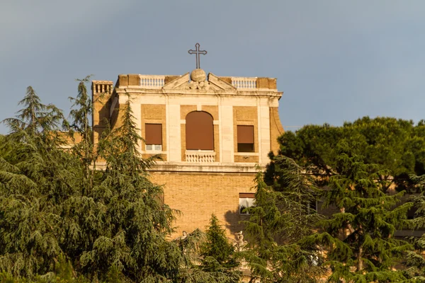 Great church in center of Rome, Italy. — Stock Photo, Image