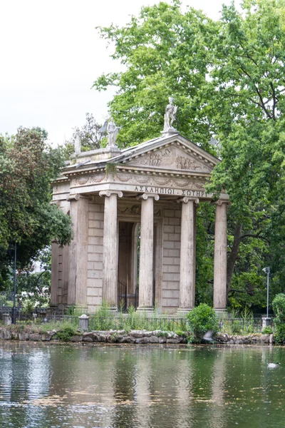 Villa borghese ogród, Rzym, Włochy — Zdjęcie stockowe