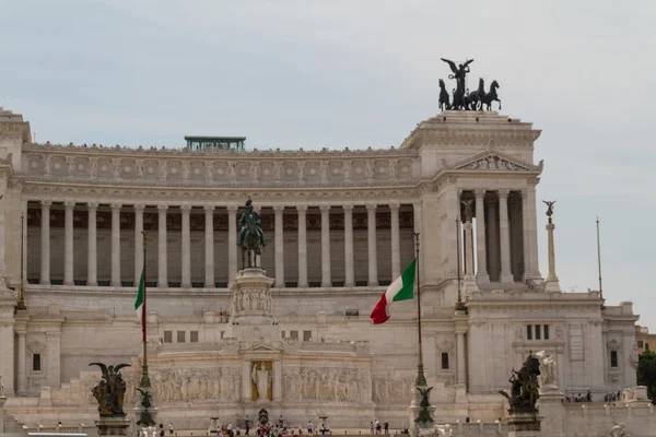 Monument to the king Victor Emmanuel II Royalty Free Stock Images