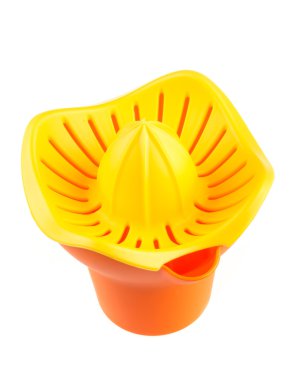 Turuncu plastik limon sıkacağı