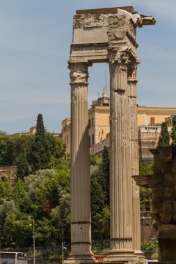 Harabeleri ile teatro di marcello, Roma - İtalya