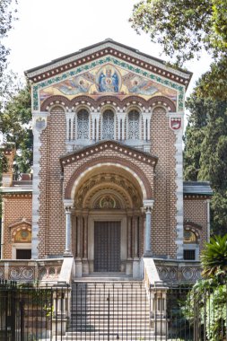 Roma, İtalya. eski şehrin tipik mimari detaylar