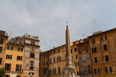 Roma, İtalya. eski şehrin tipik mimari detaylar