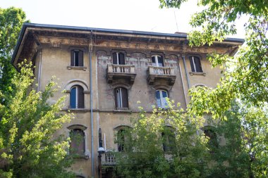 Roma, İtalya. eski şehrin tipik mimari detaylar