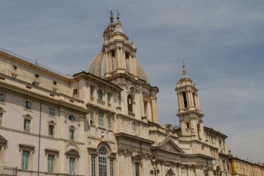 SAINT Agnese içinde agone piazza navona, Roma, İtalya
