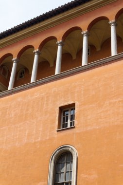 Roma, İtalya. eski şehrin tipik mimari detaylar