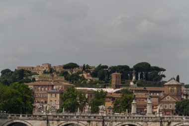 Roma, İtalya. eski şehrin tipik mimari detaylar
