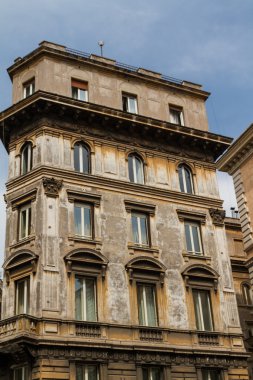 Roma, İtalya. eski şehrin tipik mimari detaylar