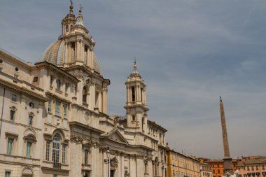 SAINT Agnese içinde agone piazza navona, Roma, İtalya