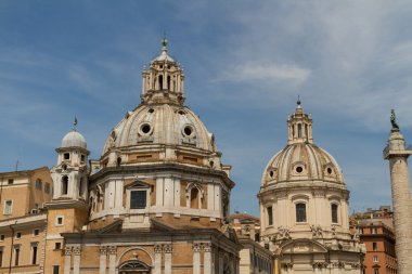 del santissimo nome Chiesa di maria al foro Borghese'nin ve santa maria di loreto, Roma, İtalya