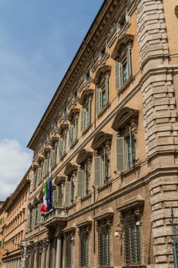 Roma, İtalya. eski şehrin tipik mimari detaylar
