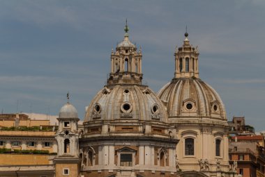 Chiesa del Santissimo Nome di Maria al Foro Traiano and Santa Ma clipart