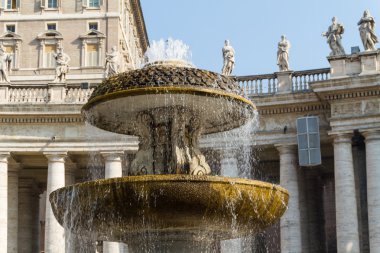 Saint peter's square, Roma, İtalya