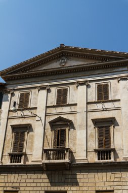 Roma, İtalya. eski şehrin tipik mimari detaylar