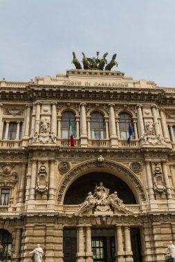 Roma, İtalya. eski şehrin tipik mimari detaylar