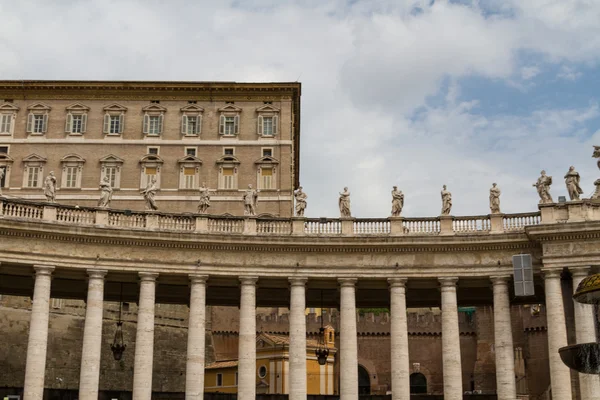 Byggnader i Vatikanen, Vatikanstaten i Rom, Italien. del av s — Stockfoto