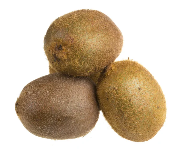 Geïsoleerde kiwi vruchten — Stockfoto