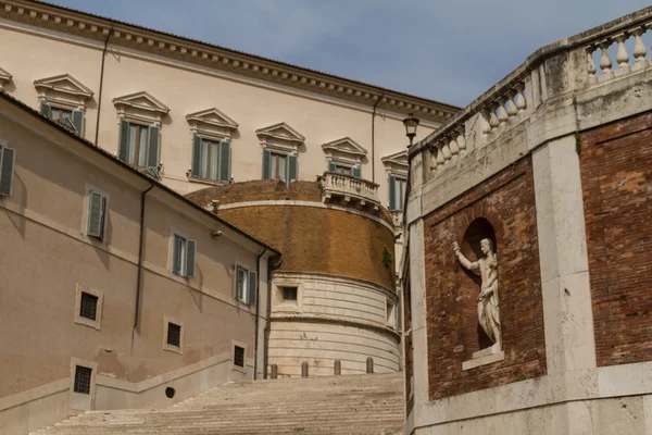 Řím, consulta v quirinale náměstí. — Stock fotografie