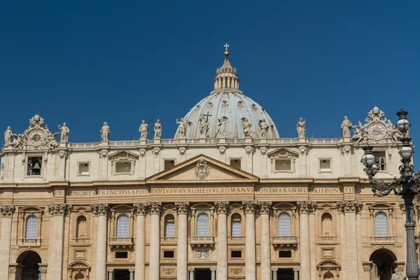 大教堂 di san pietro，梵蒂冈城，罗马意大利 — 图库照片