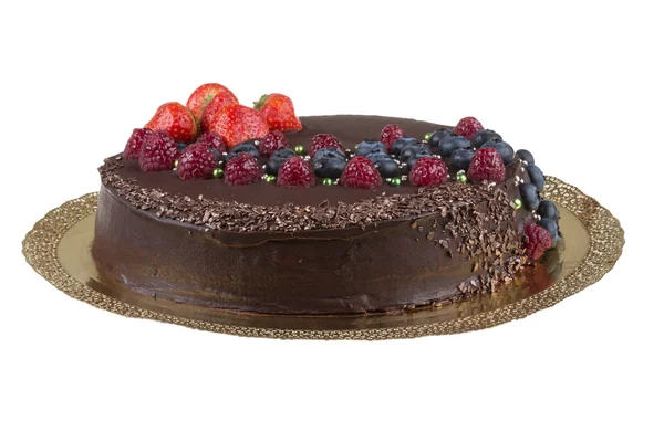 Chocolate mousse cake — Stock Photo, Image