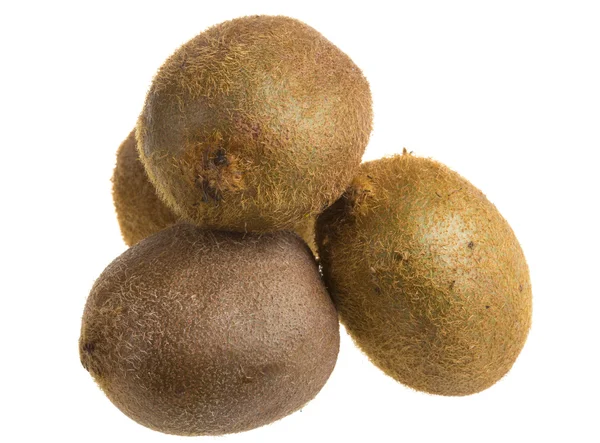 Geïsoleerde kiwi vruchten — Stockfoto