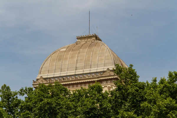 Synagoge en het Joodse getto in rome, Italië — Stockfoto