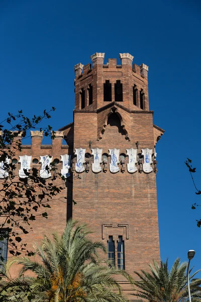 Barcelona Ciudadela Tres Castillo del Dragón por Domenech i Montaner a —  Fotos de Stock
