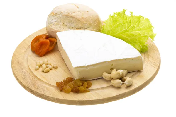 Pedaço de queijo Brie — Fotografia de Stock