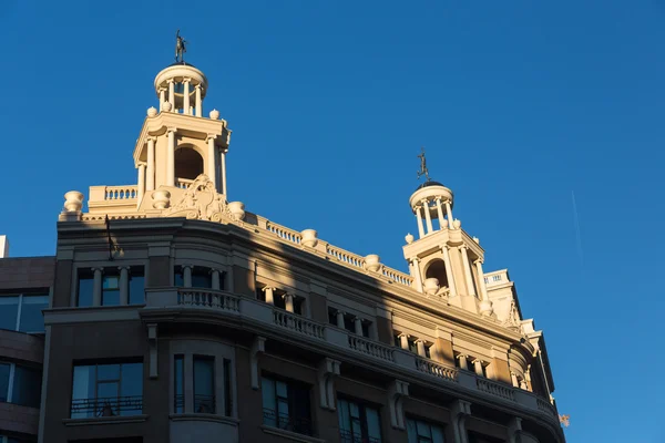 Fachadas de edifícios de grande interesse arquitetônico na cidade o — Fotografia de Stock