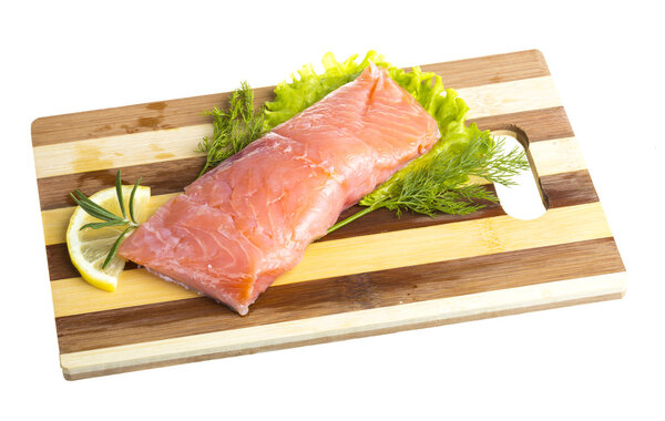 филе свежей форели
